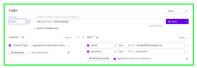 Api Authentication using Laravel Sanctum